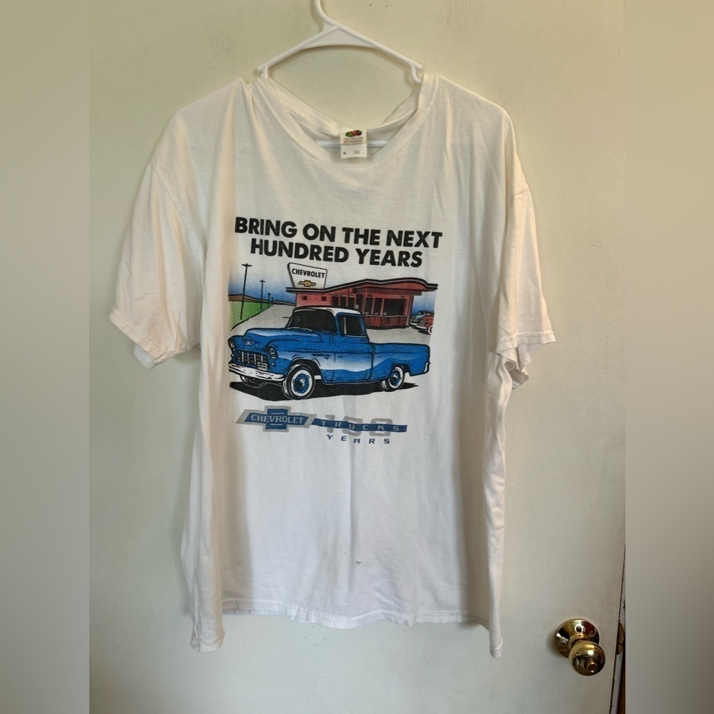 Chevrolet Trucks T-Shirt White xl 100 Truck Years Bring on The Next 100 yrs
